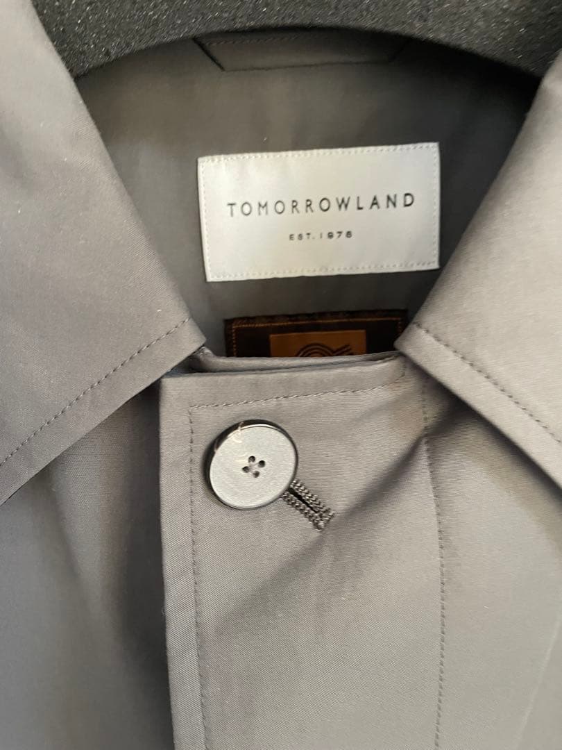 Tomorrowland コットンナイロンツイル ステンカラーコート