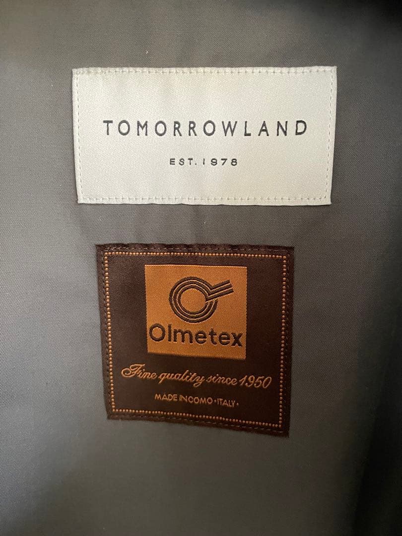 Tomorrowland コットンナイロンツイル ステンカラーコート