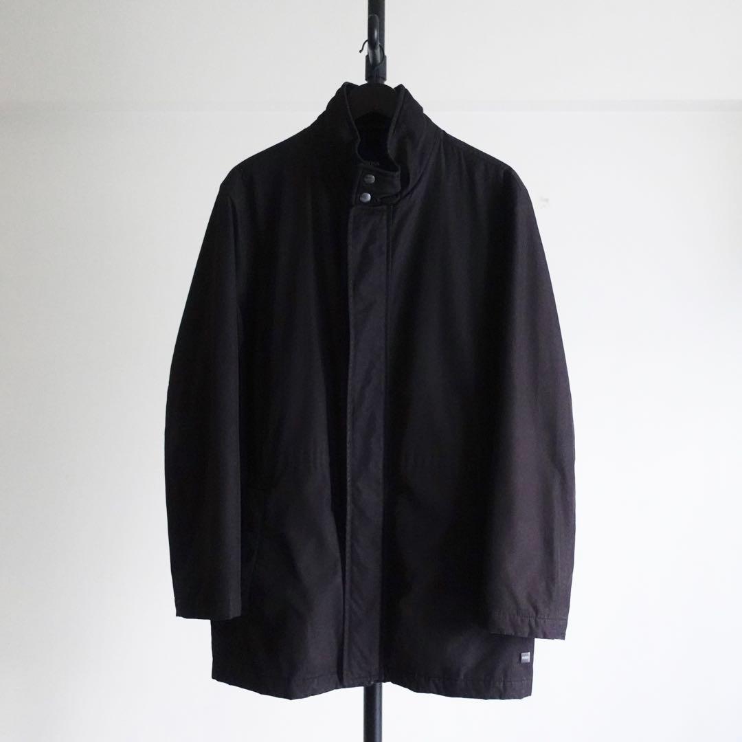 HUGO BOSS 中綿スタンドカラーコート　ブラック　48