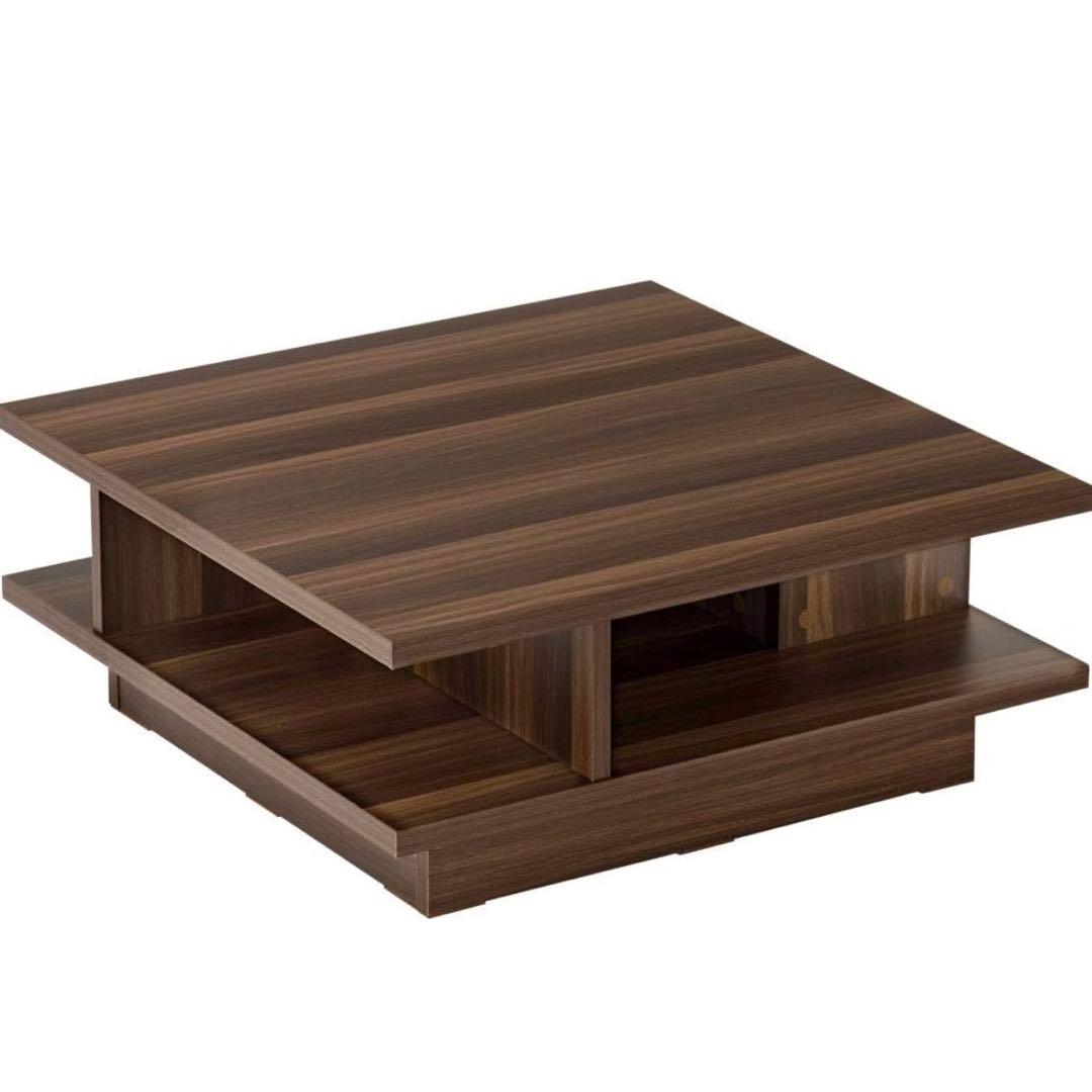 ダークブラウンセンターテーブル 75cm