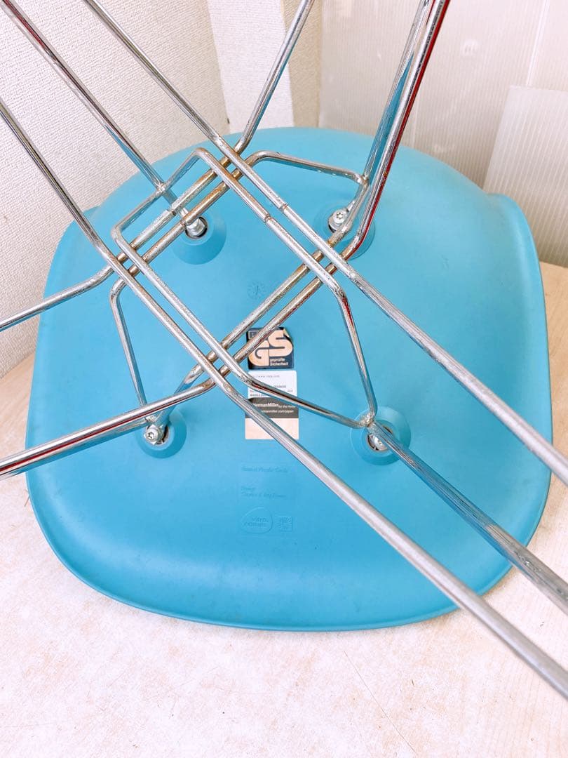 ④Eames サイドシェルチェア DSR Vitra製 エッフェル イームズ 水