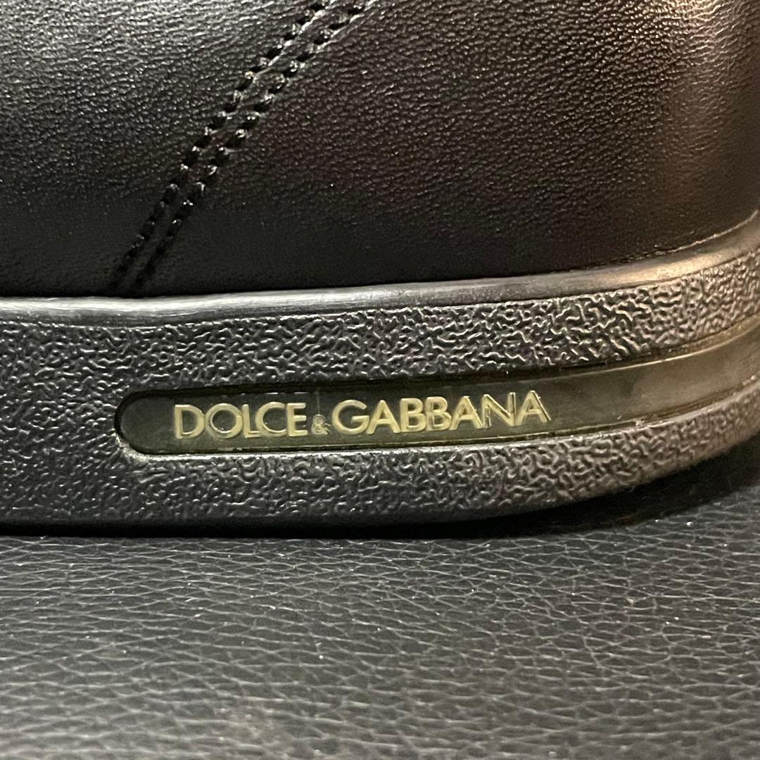 ドルチェアンドガッパーナ DOLCE＆GABBANAレザー スニーカー ブラック