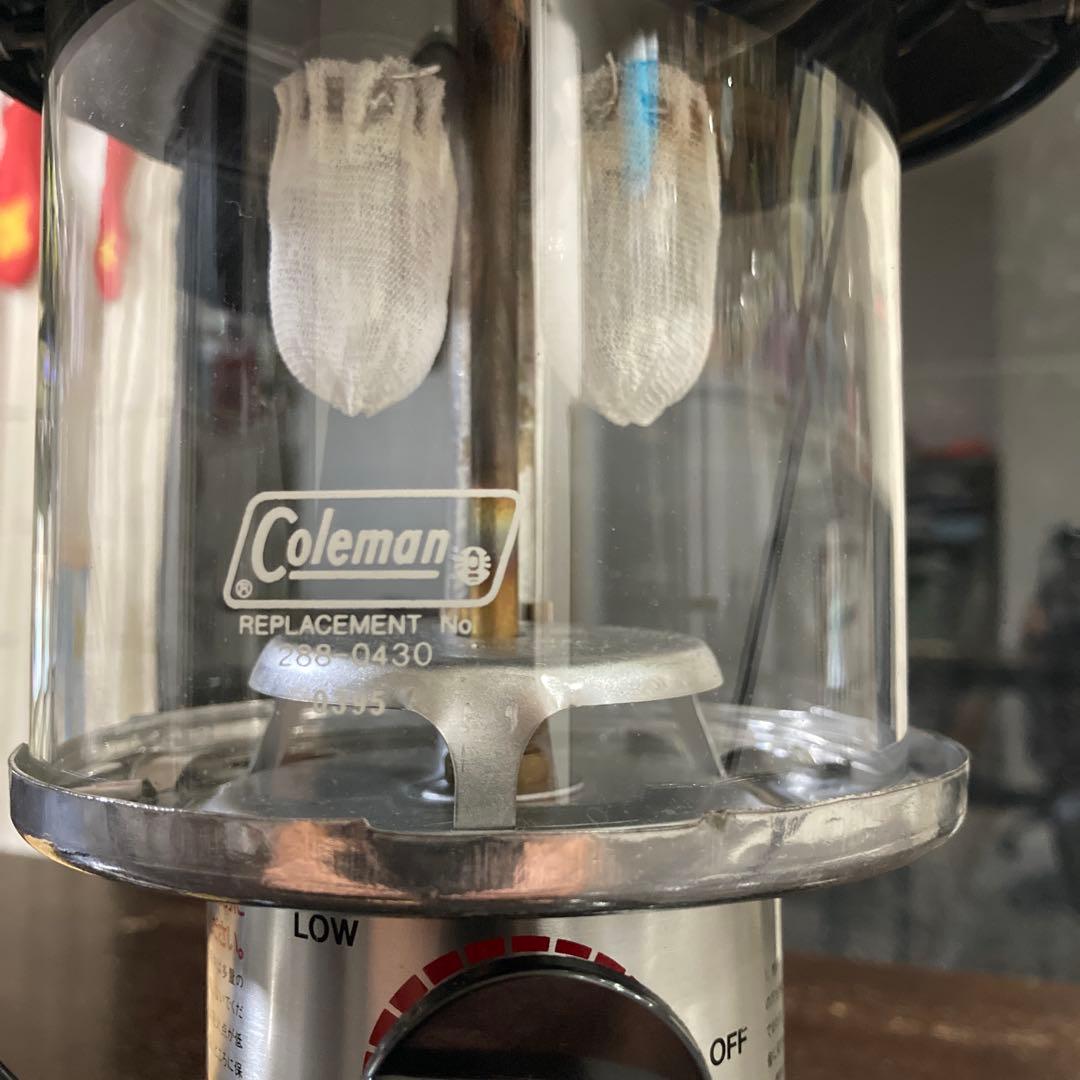 Coleman コールマン　ツーマントル　ガソリンランタン圧力計付き