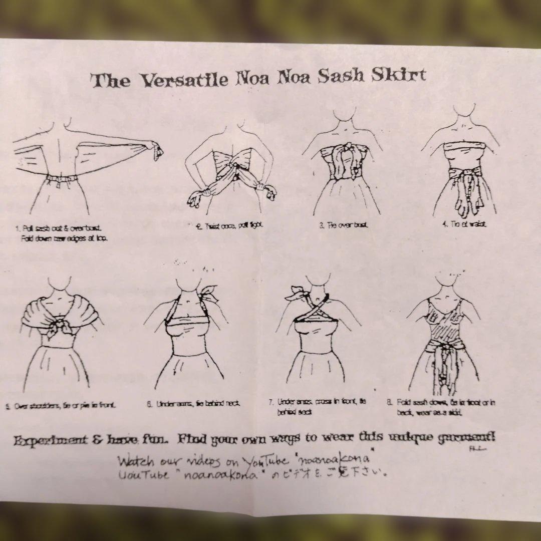 ノアノアサッシュドレス未使用品