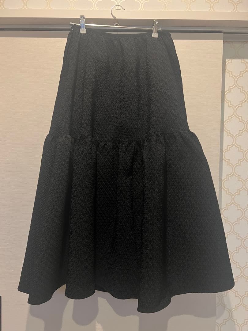 BLUELEA Jacuard skirt ブラック38