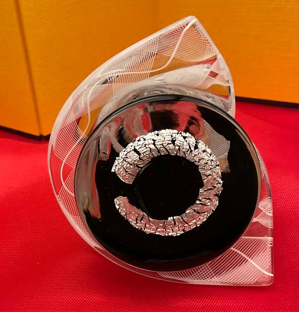 ガラス製ひな人形セット　三垣祥太郎作　お値下げしました‼︎