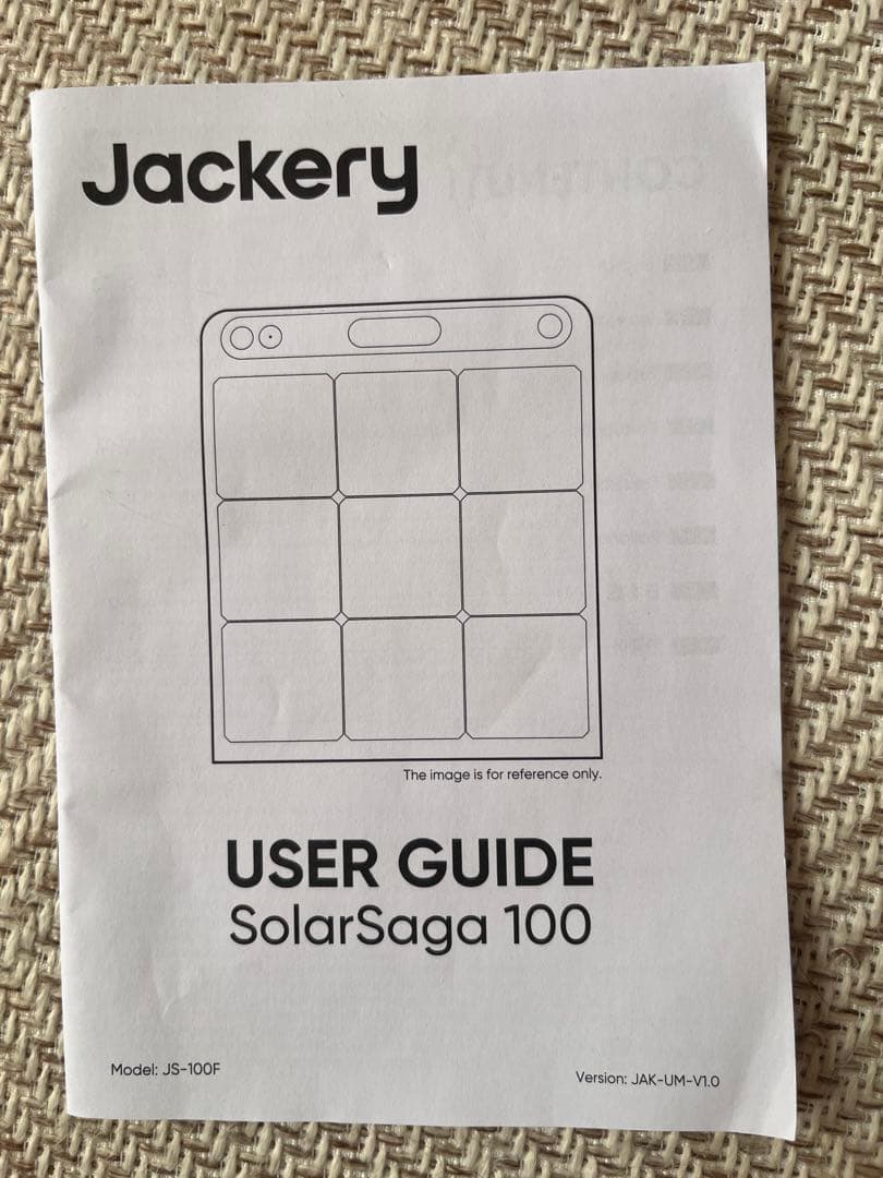 Jackeryソーラーパネル100 (JS-100F)＋エコフロー変換ケーブル