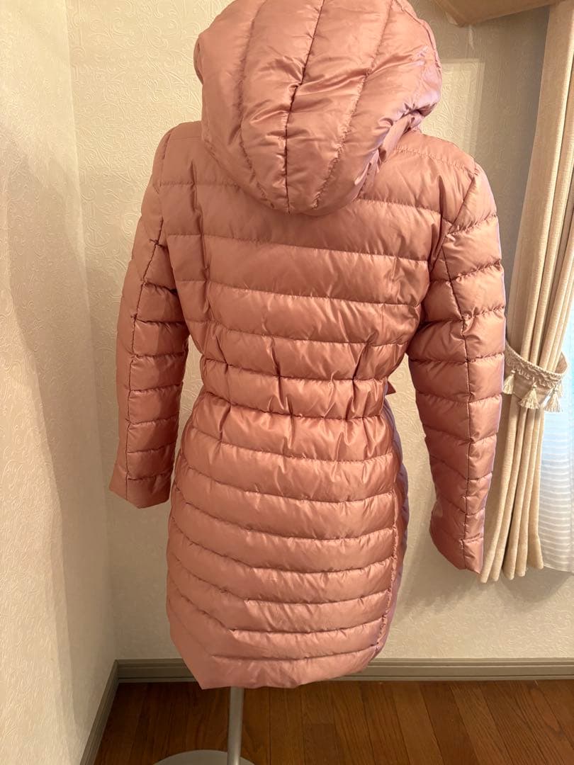 MaxMara Studio❣️マックスマーラフード付きピンクダウンコート❣️38