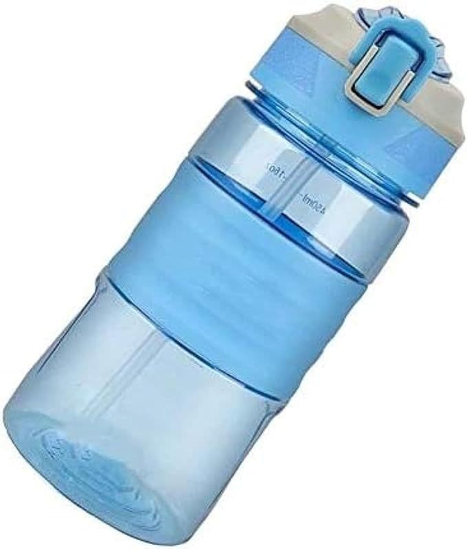水筒 ポータブル アウトドア スポーツ450ml ブルー
