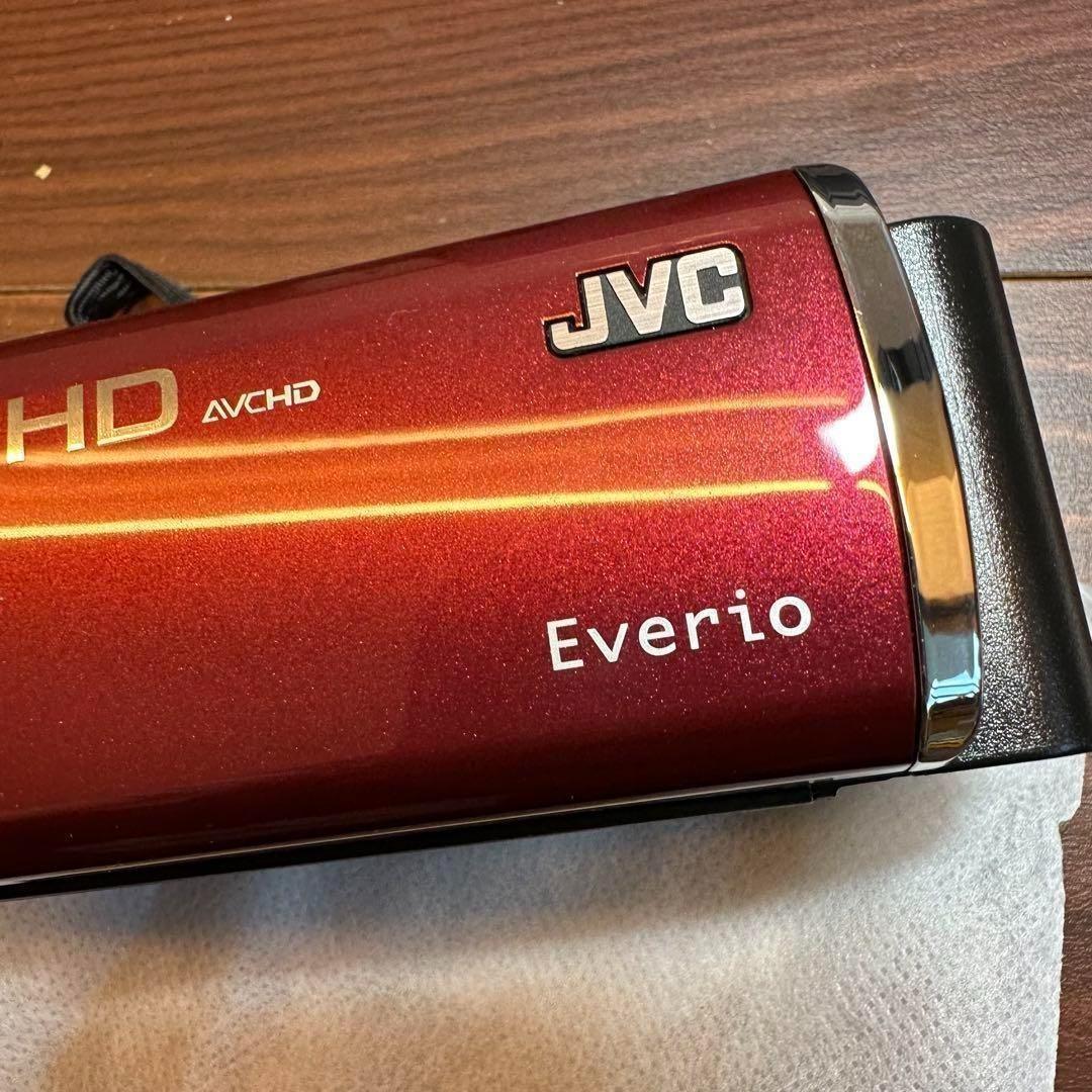 JVC Everio GZ-HM180-R ビデオカメラ 動作確認済み 0425