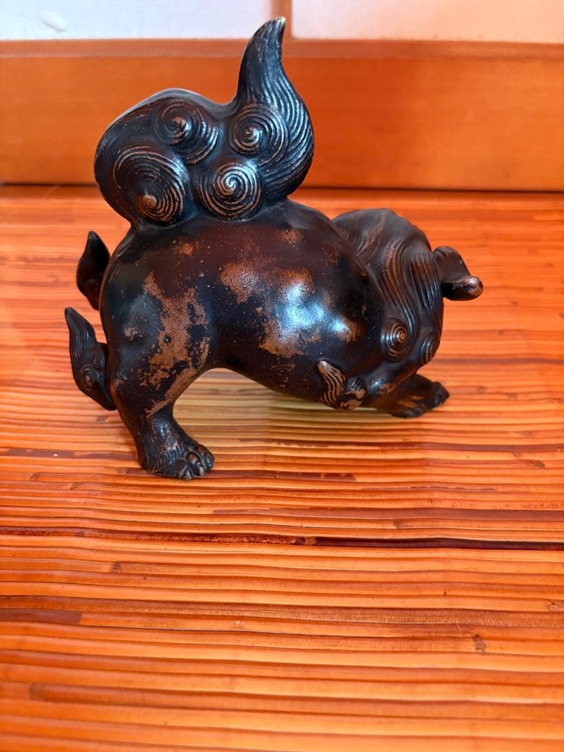 獅子　置物