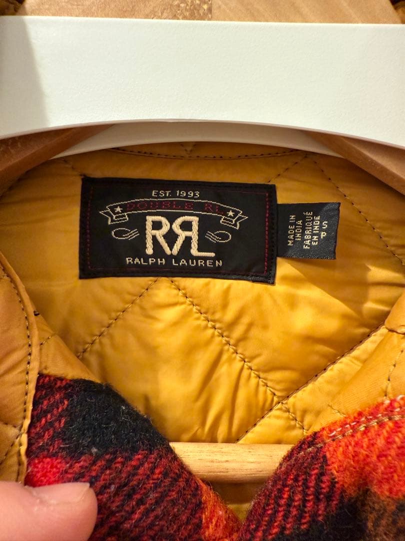 RRL(ダブルアールエル)キルティングシャツジャケット Sサイズ