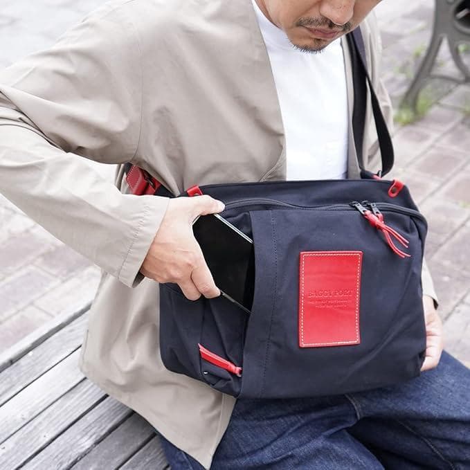 BAGGY PORT 帆布 メッセンジャーバッグ YNM-416 黒 新品日本製