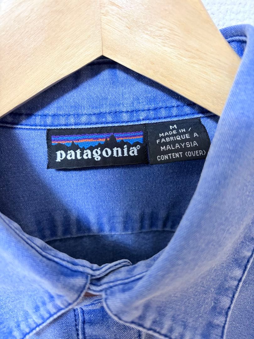 90's PATAGONIA キャンバスシャツ　雪無しタグ