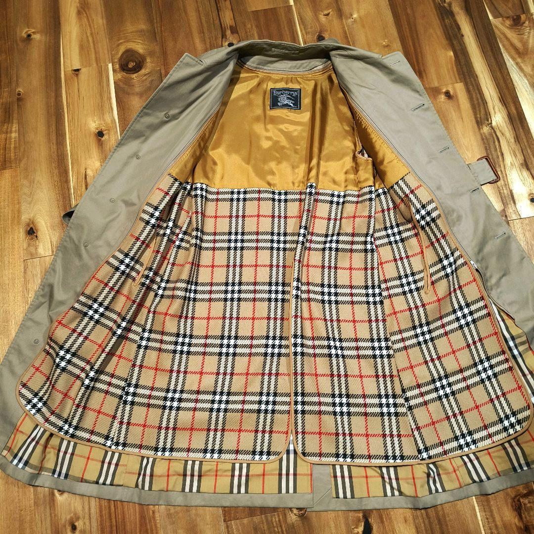 90年代★Burberrysバーバリーズ★トレンチコート★ノバチェック柄★L相当