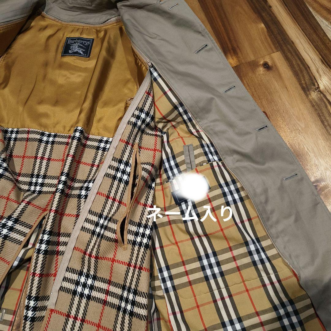90年代★Burberrysバーバリーズ★トレンチコート★ノバチェック柄★L相当