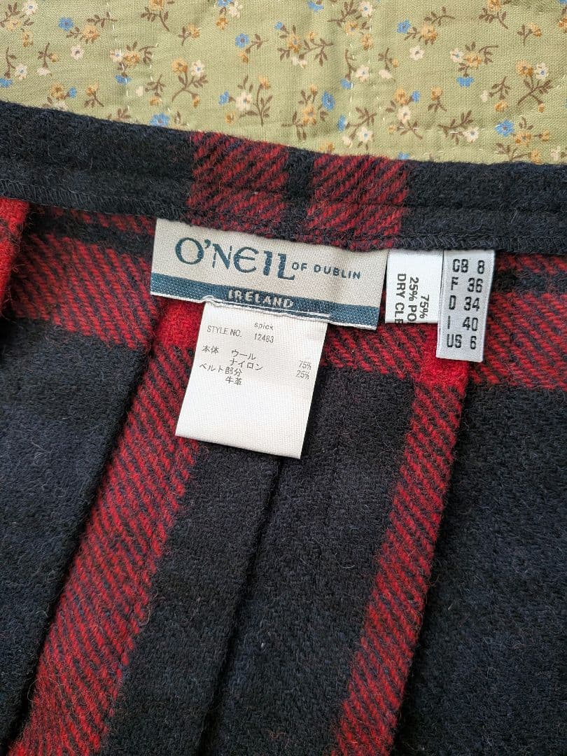 O’NEIL OF DUBLIN オニールオブダブリン プリーツスカート