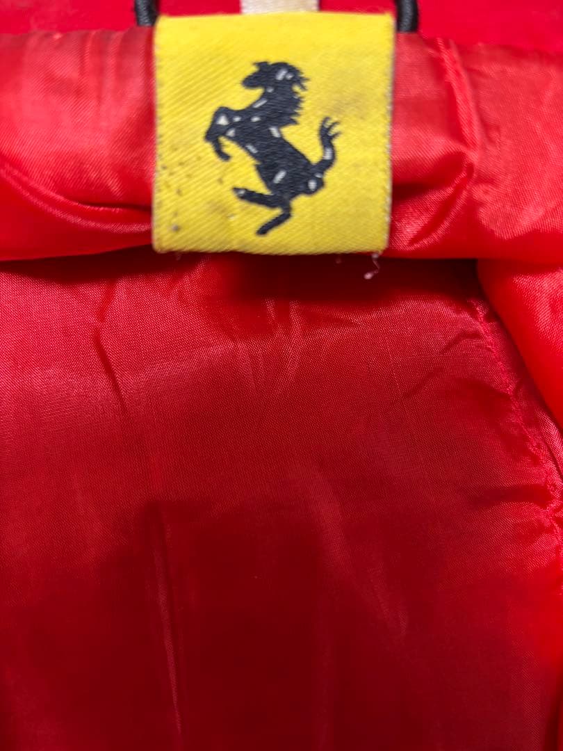FERRARI フェラーリ ブルゾン レーシング ジャケット レッド 刺繍