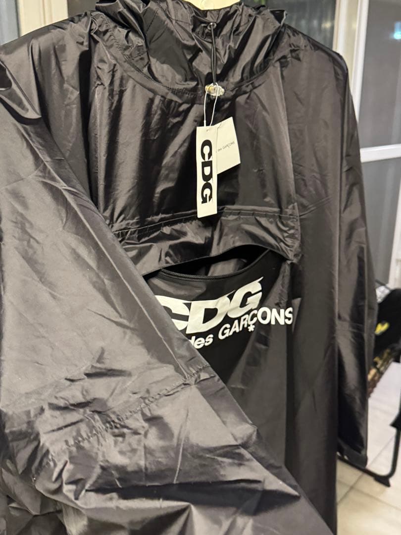 COMME des GARÇONS ブラック レインコート