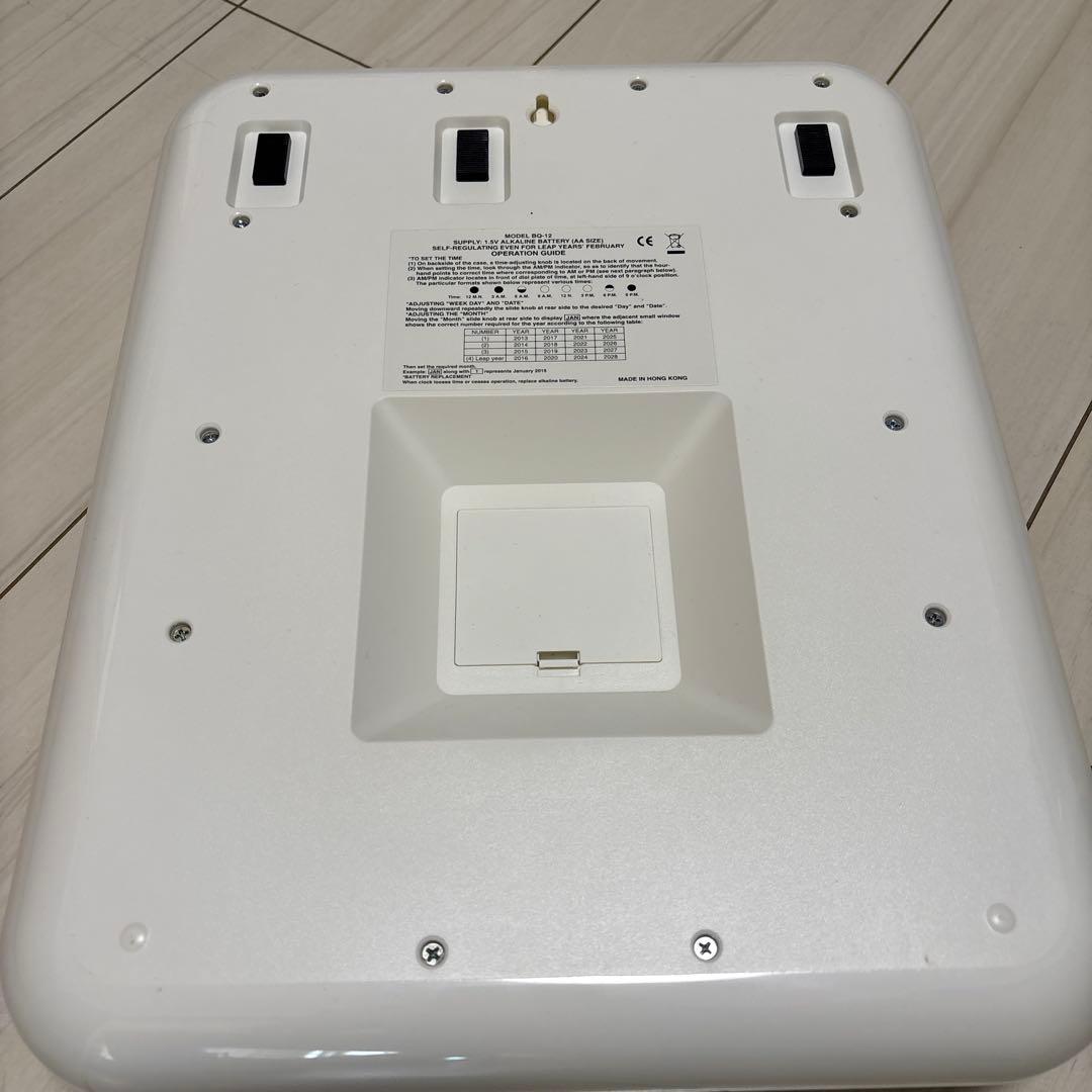 【ジャンク】TWEMCO BQ-12パタパタ クォーツ掛時計