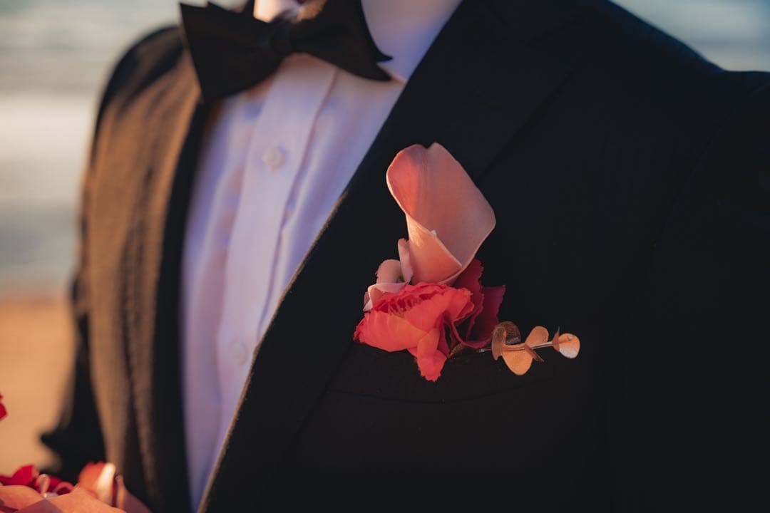 【特別価格】コチョウランのウェディングブーケ＆ブートニア 結婚式 前撮り