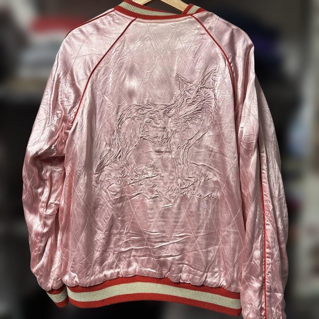 DENIME ドゥニーム 別珍 × キルティングサテン スカジャン