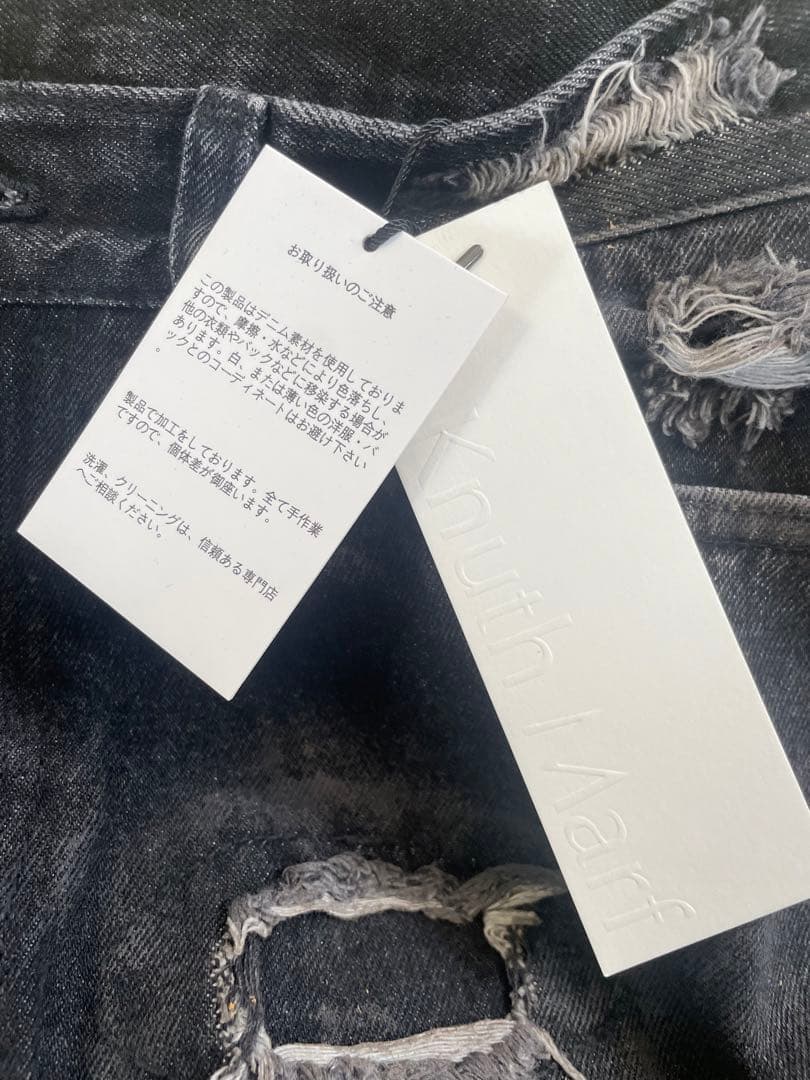 パンツ knuth marf damage denim pants