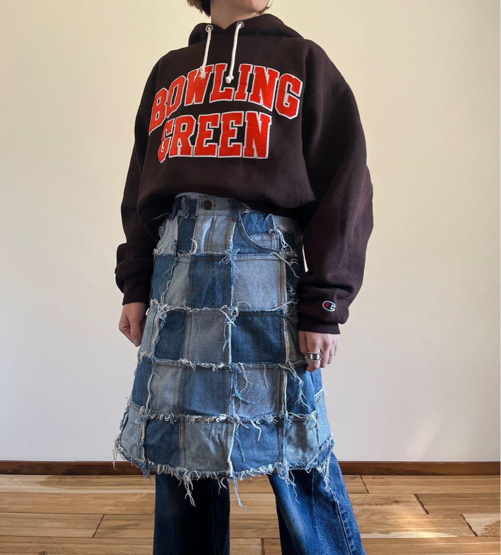 Levi’s remake patch work skirt