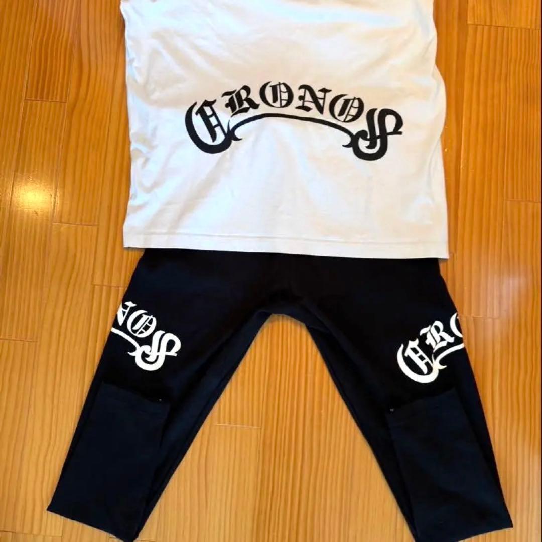 CRONOS ロゴプリント Tシャツ ボトムスセット
