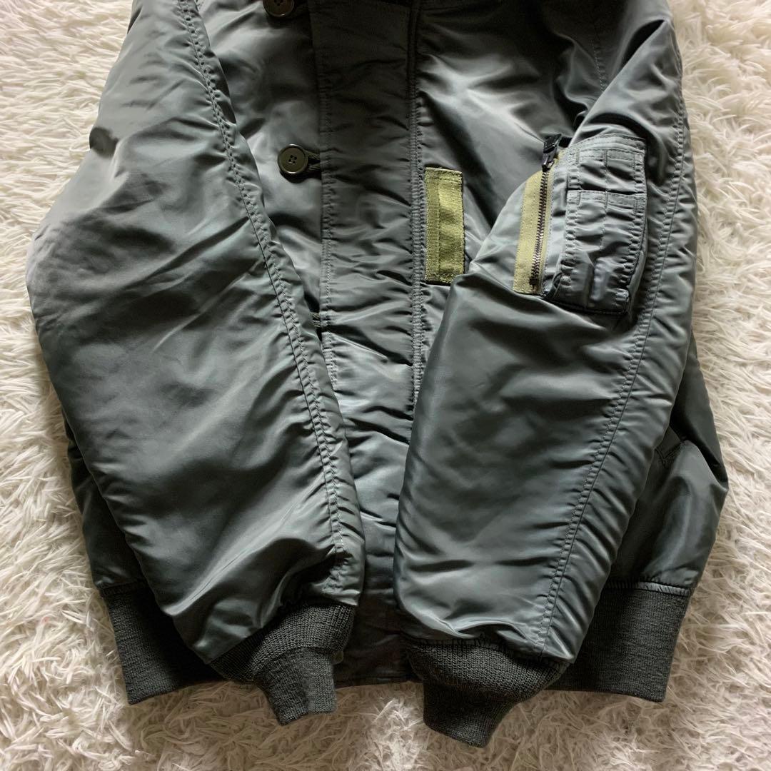 美品■アヴィレックス フライトジャケット N-2B カーキ　ミリタリー　XXL