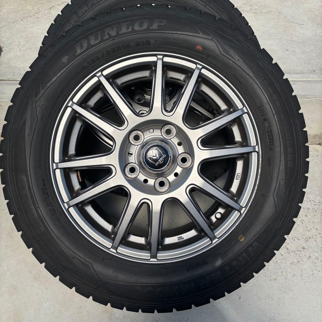 pon 195/65R15 ダンロップ WINTERMAXX ホイル付き