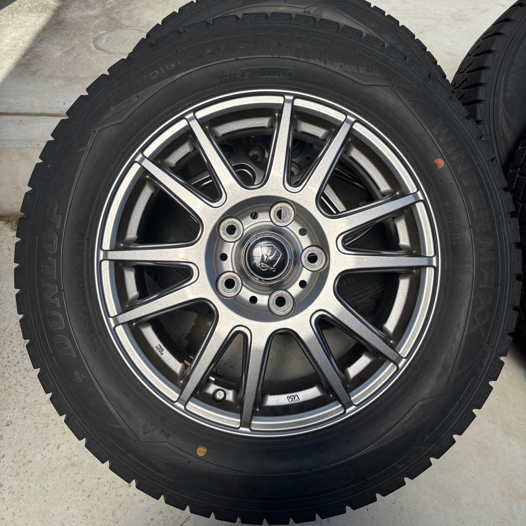 pon 195/65R15 ダンロップ WINTERMAXX ホイル付き