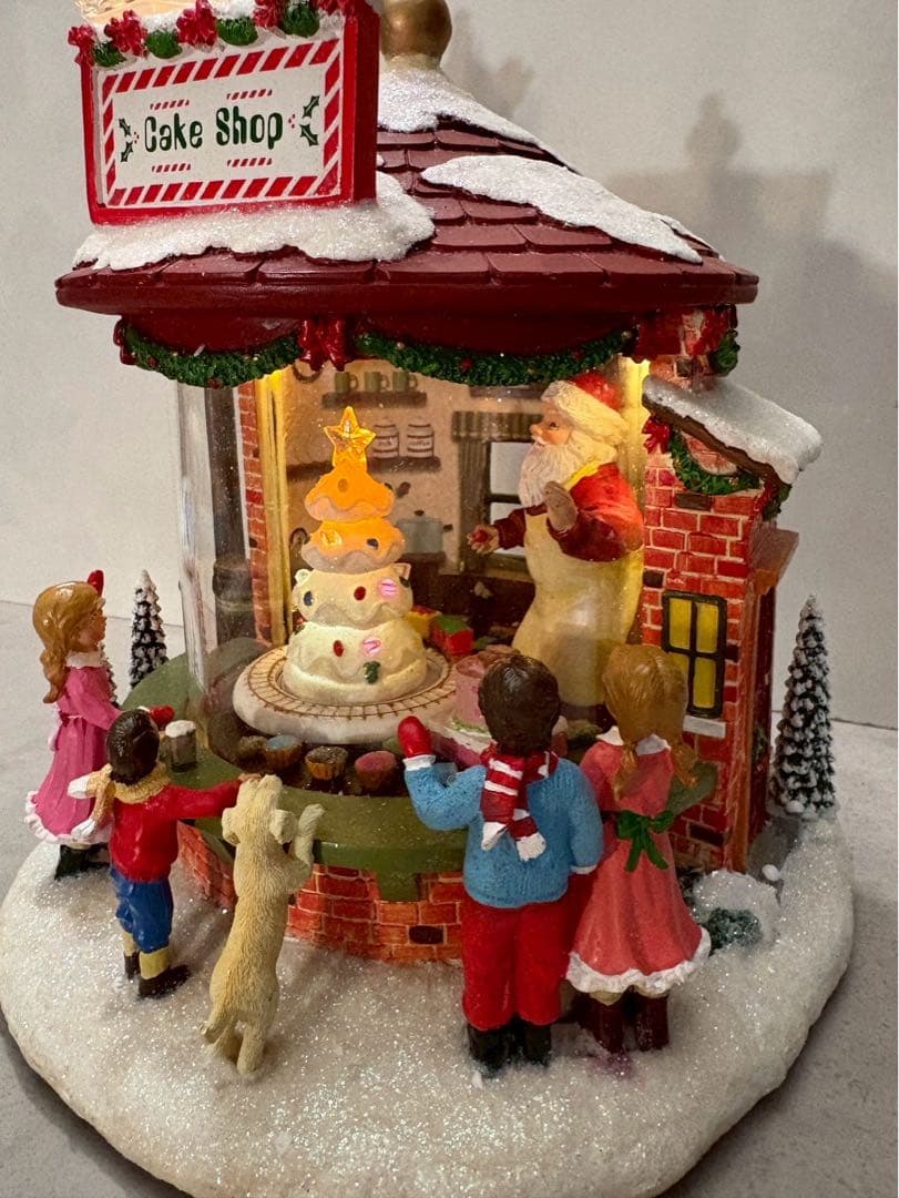 Icy Craft アニメーション ケーキショップ 回転ジオラマ 動作良好