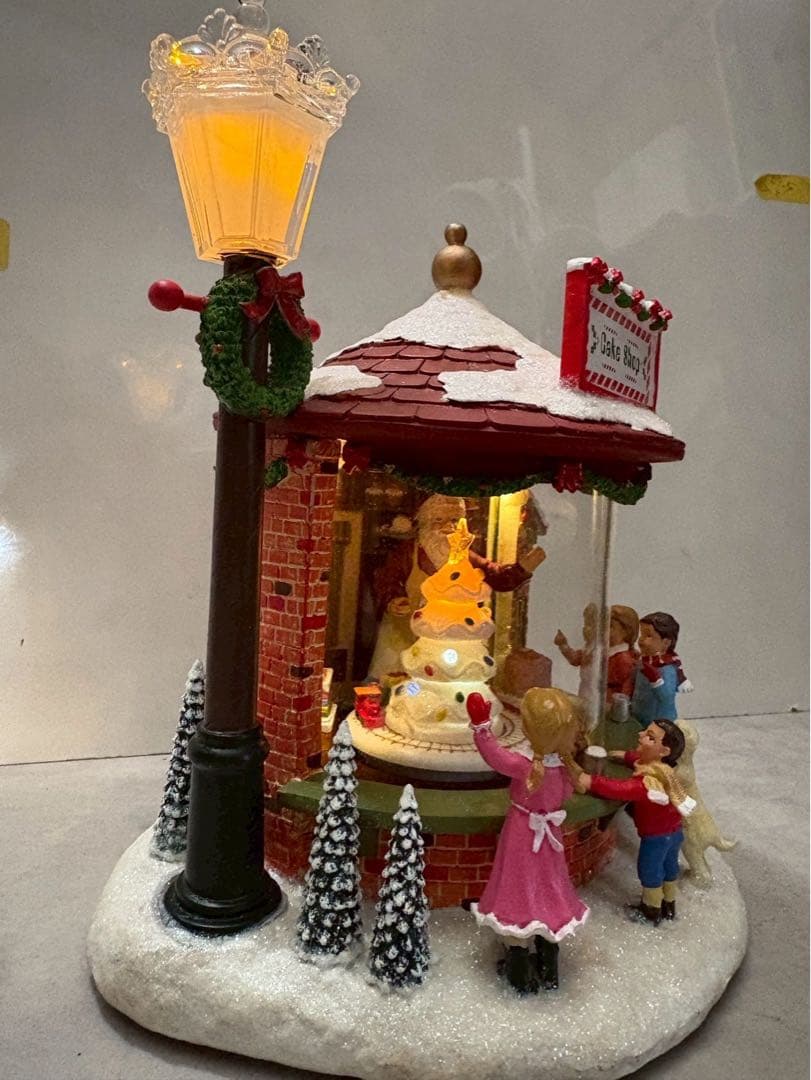 Icy Craft アニメーション ケーキショップ 回転ジオラマ 動作良好