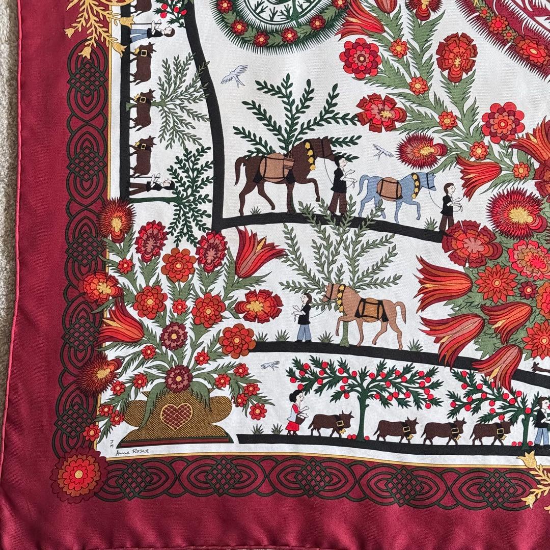 HERMES エルメス カレ 90 デコパージュ