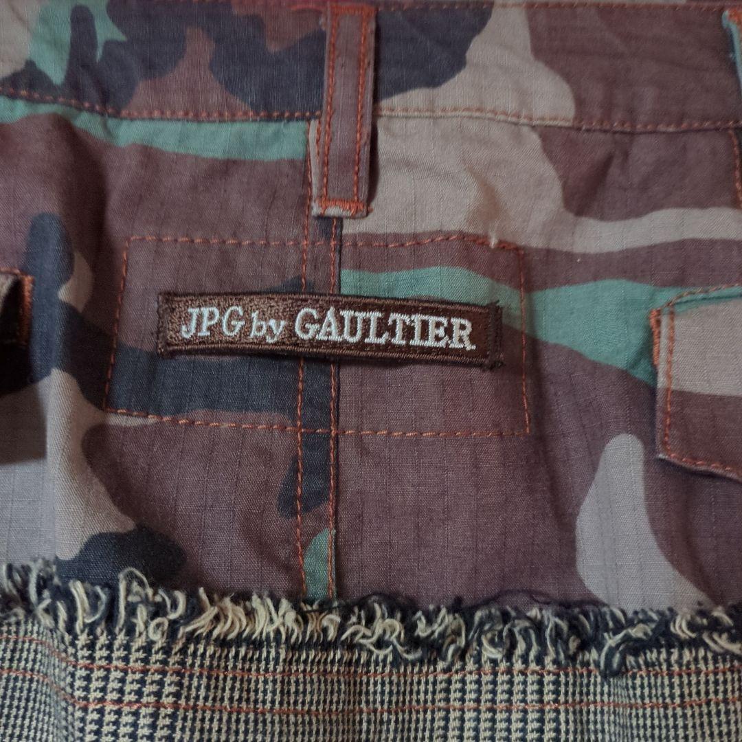 JEAN PAUL GAULTIER　迷彩　切り替え　スカート　サイズ40
