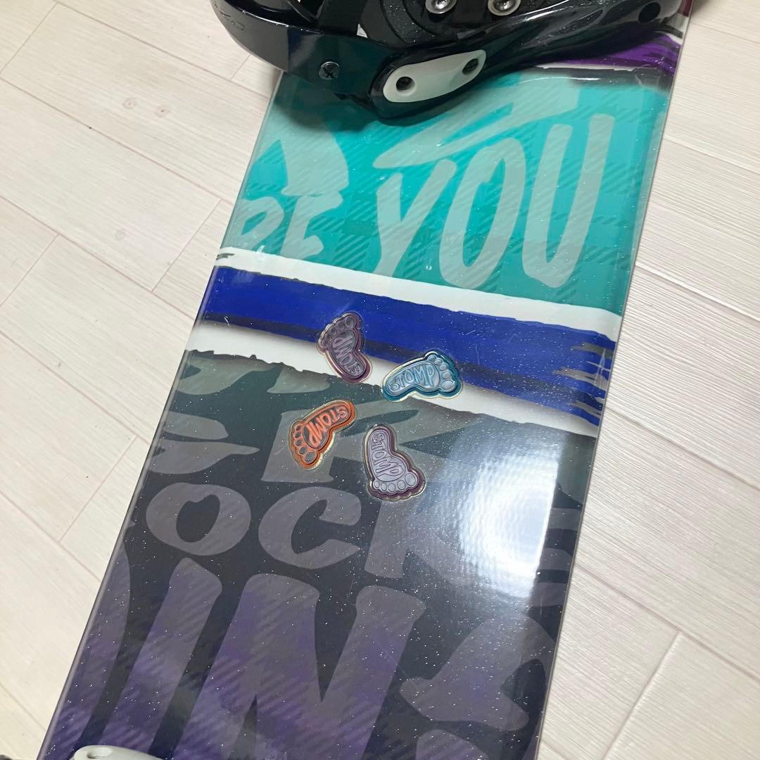 バック付/IGNIO GRV-RCイグニオ ロッカースノーボードセット155cm