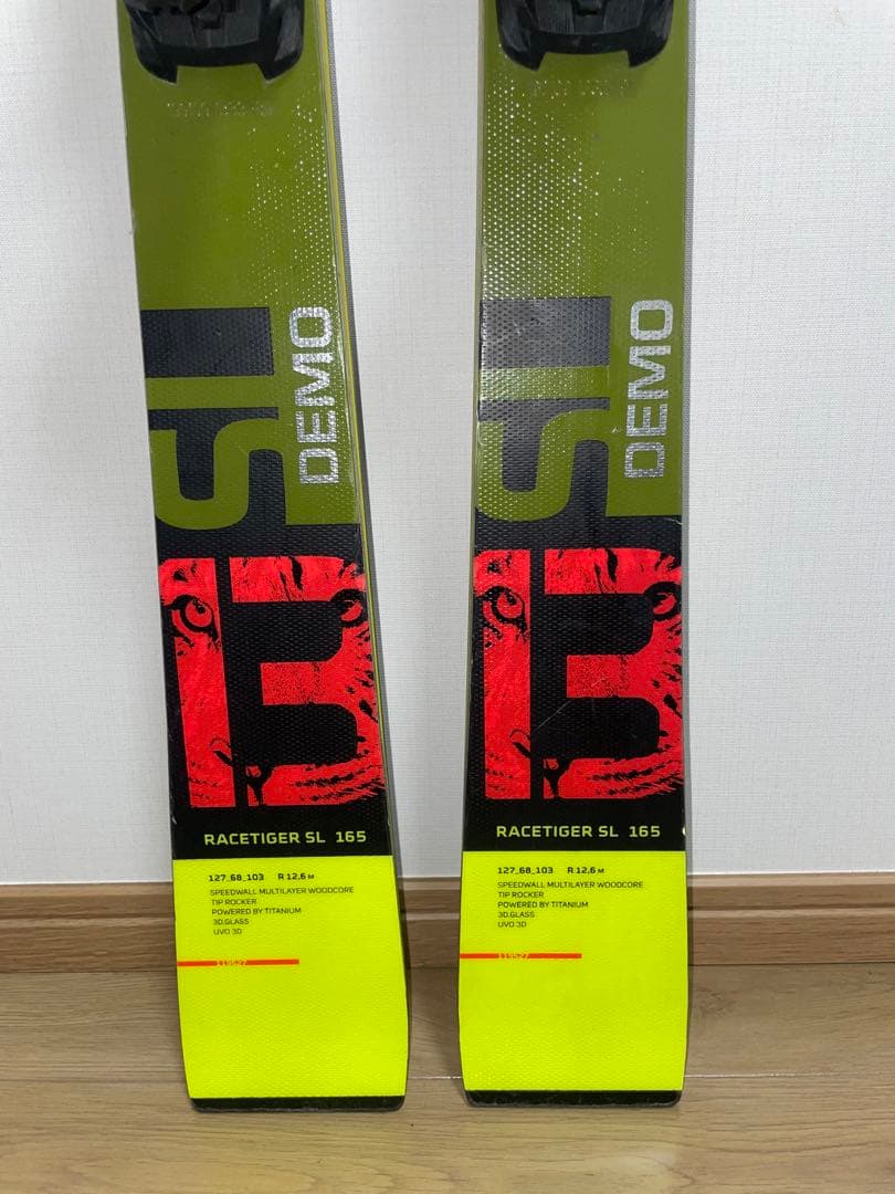 【美品】フォルクル　Völkl Racetiger SL Demo 165cm