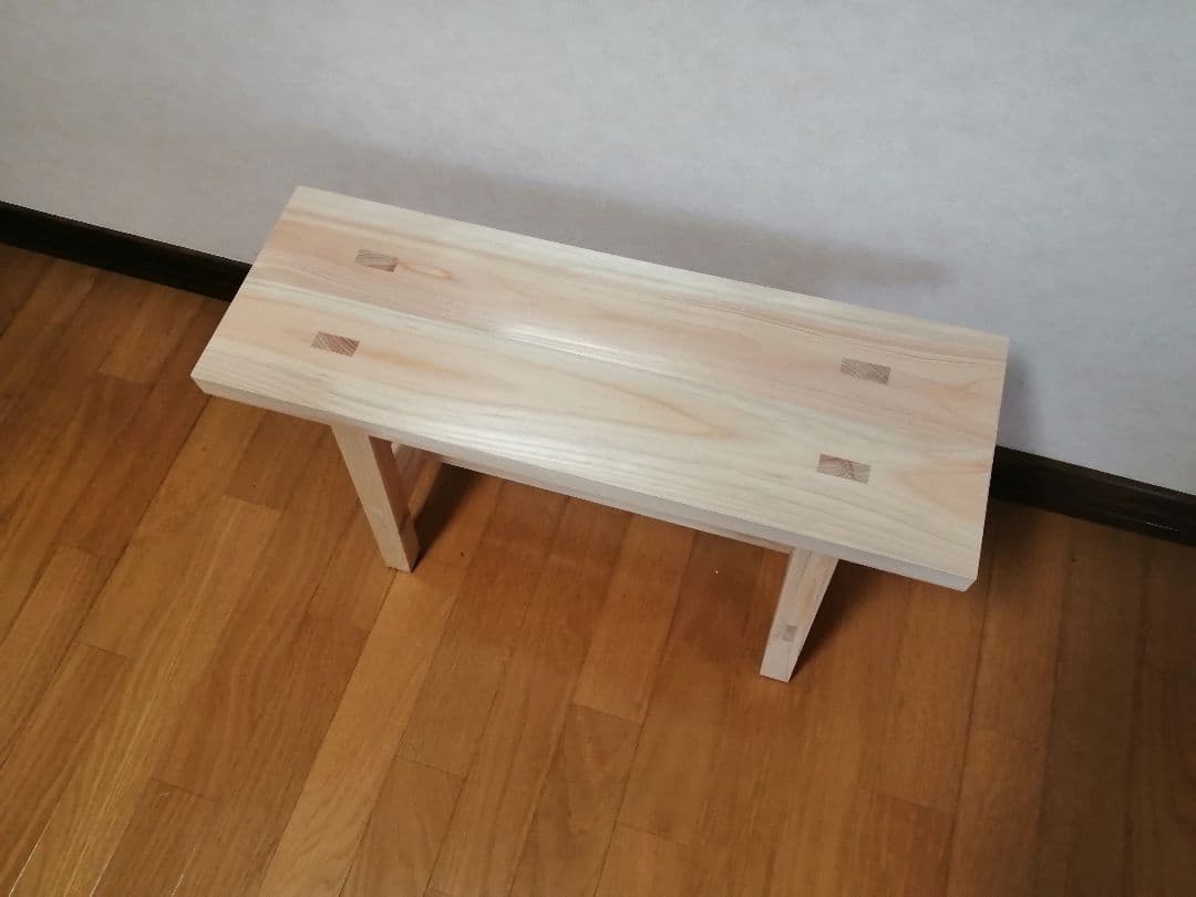 木製フラワースタンド　花台　幅55cm×高さ35cm　スツール　ベンチ　水槽台