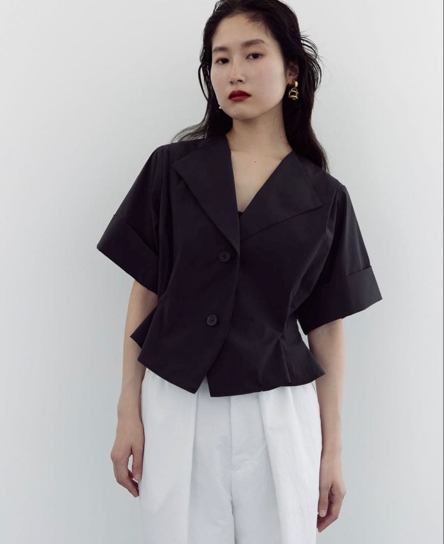 MEER. OPEN COLLER SHORT SHIRT 試着のみ