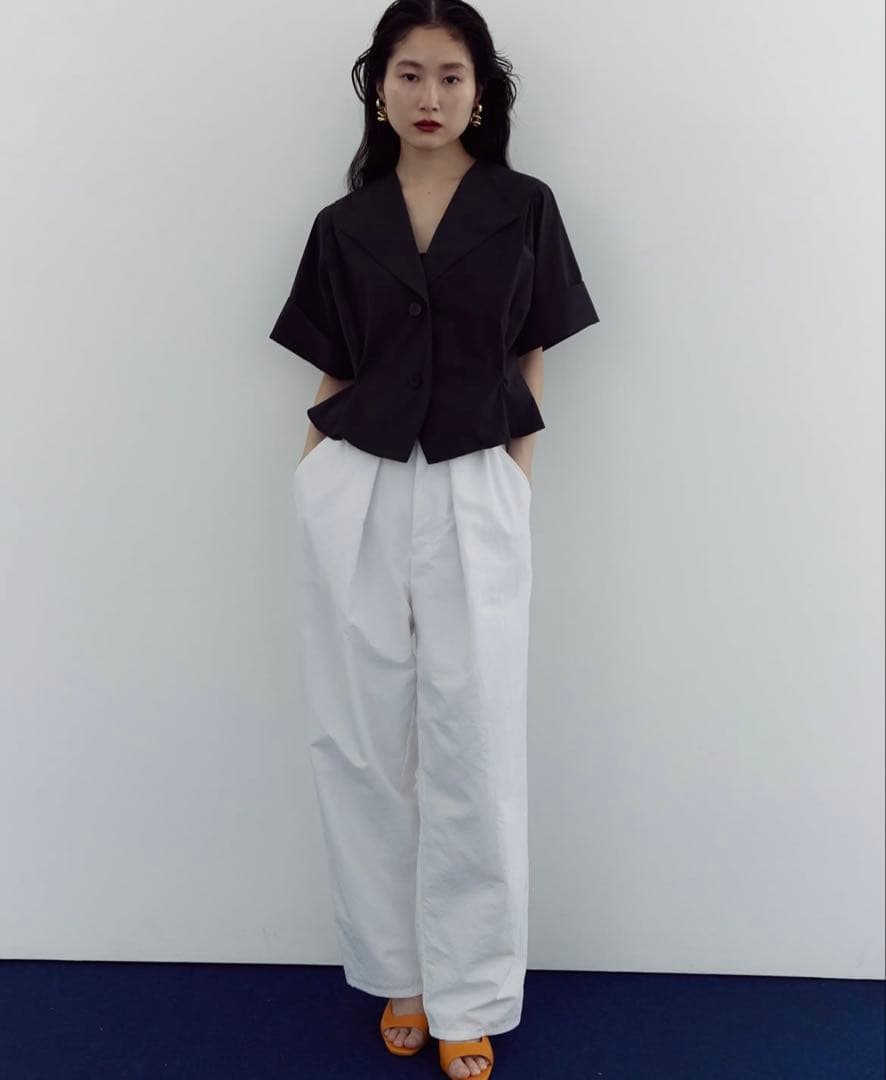 MEER. OPEN COLLER SHORT SHIRT 試着のみ