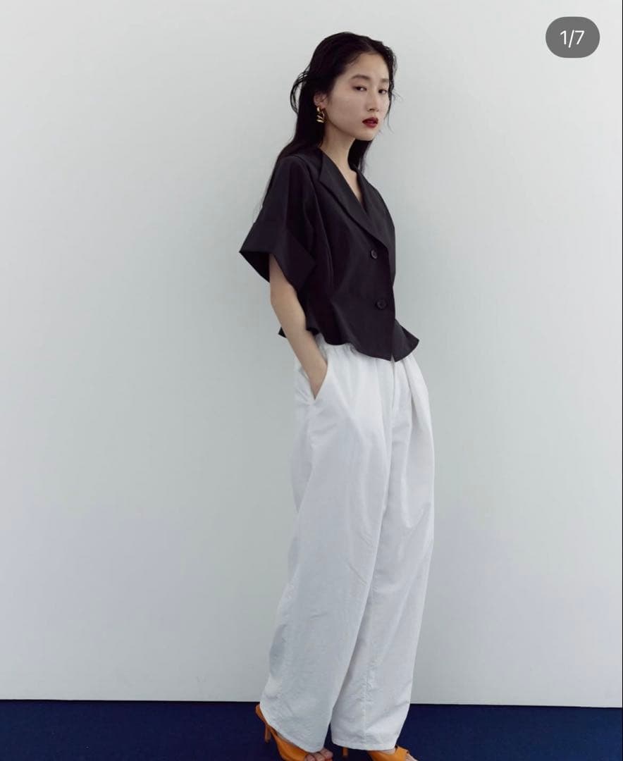 MEER. OPEN COLLER SHORT SHIRT 試着のみ