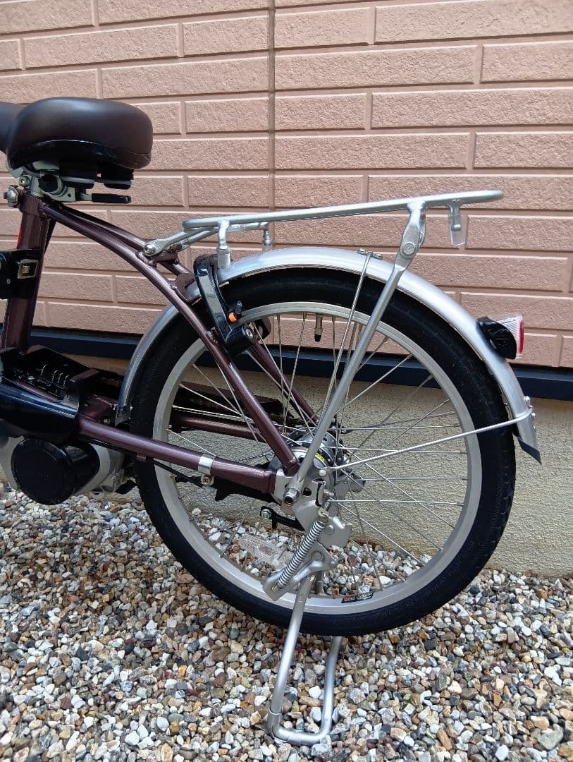28　パナソニック　ビビL20押し歩き　電動アシスト自転車 シティタイプ