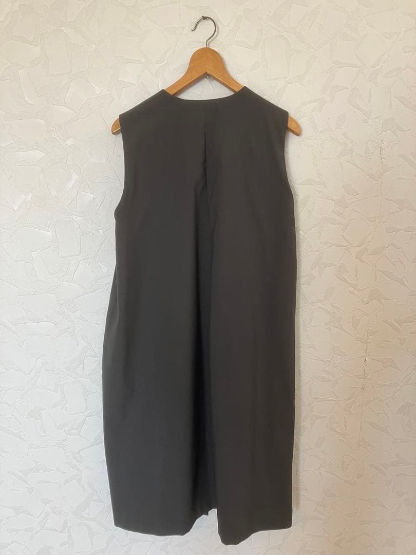 【3/16まで】mizuiro ind グレー ジャンパースカート