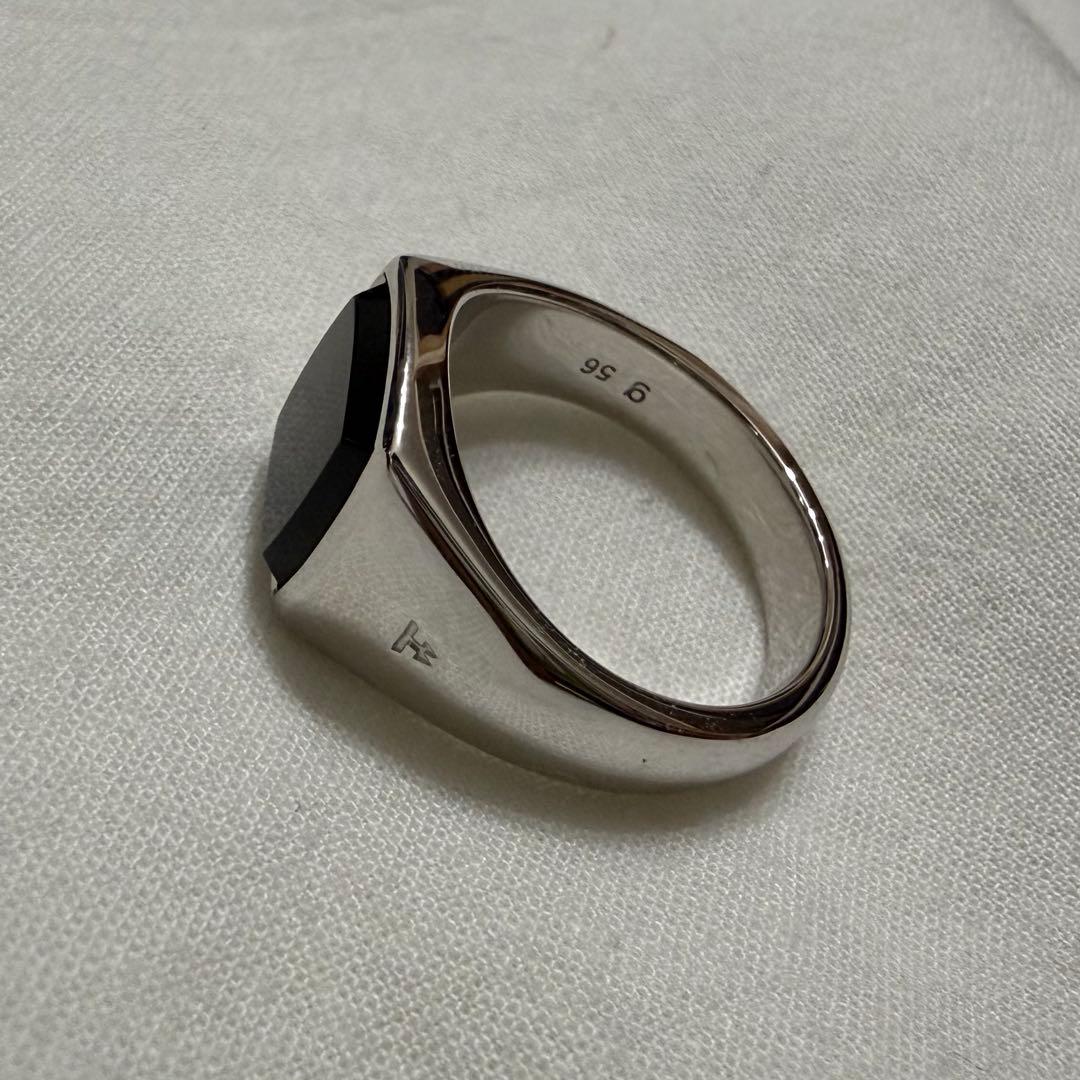 TOMWOOD Kay Ring Polished Onyx (15-16号)