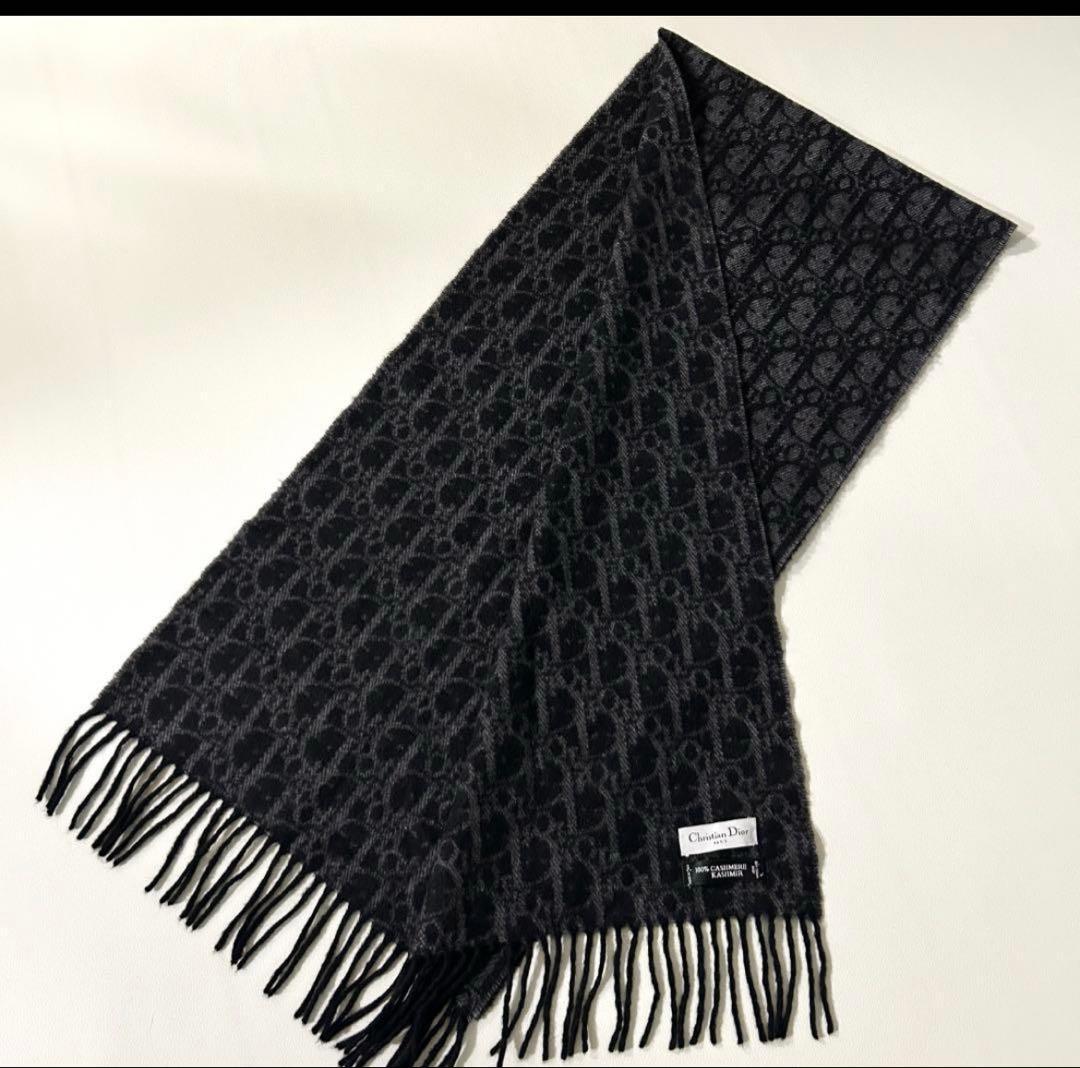 Christian Dior カシミヤ マフラー ブラック