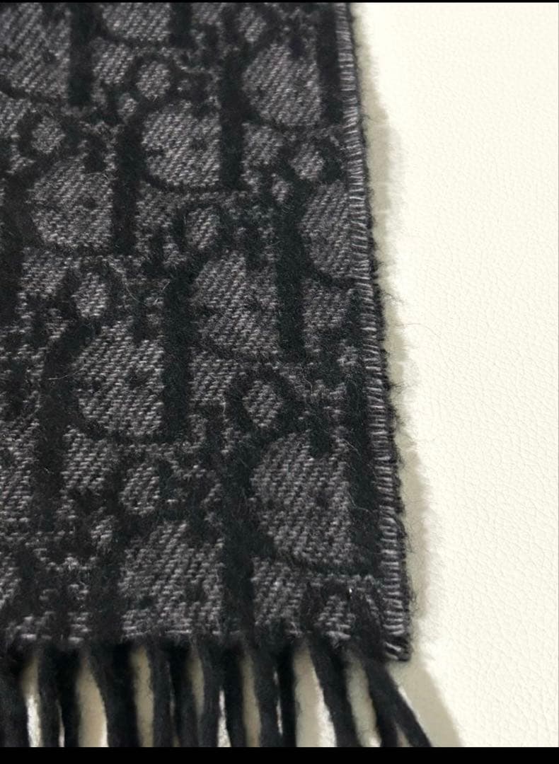 Christian Dior カシミヤ マフラー ブラック