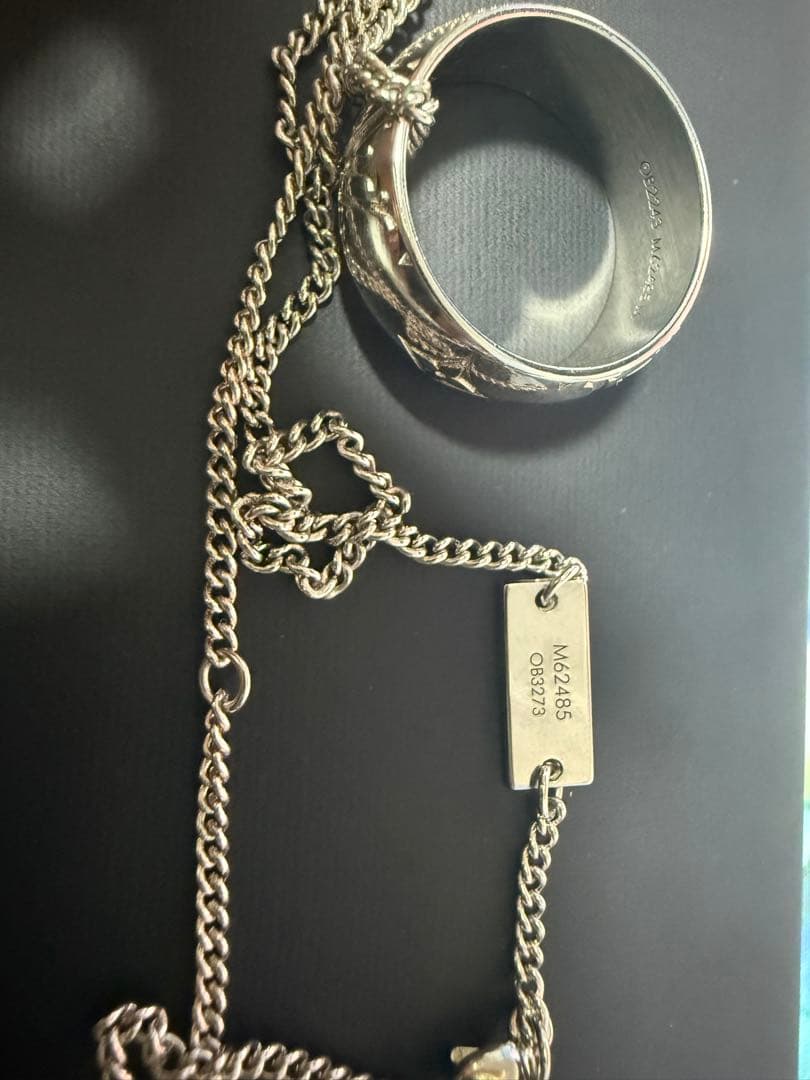 【断捨離】LOUIS VUITTON リングネックレス モノグラム M62485