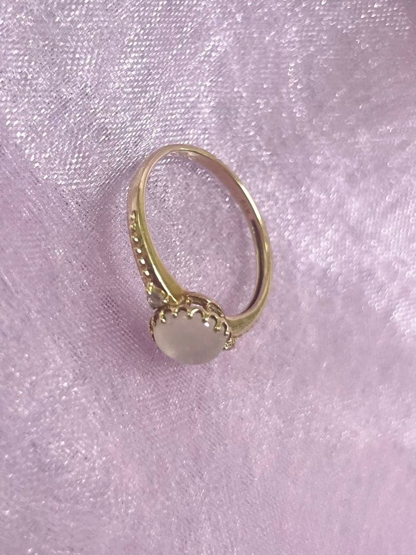 JEWELRY TSUTSUMI 10K ムーンストーンリング　指輪　ツツミ