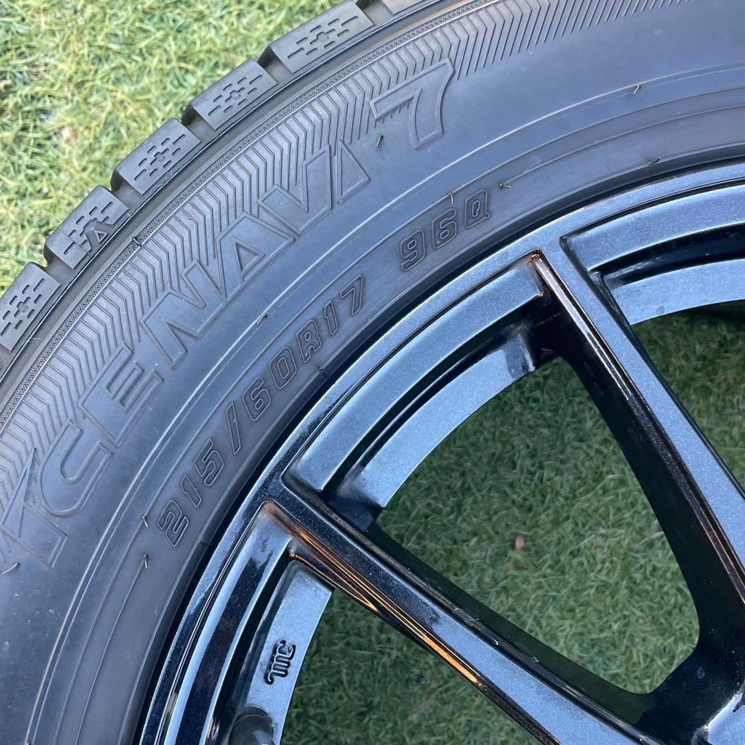 ④215/60R17 スタッドレスタイホイールセット グッドイヤー (4/4)